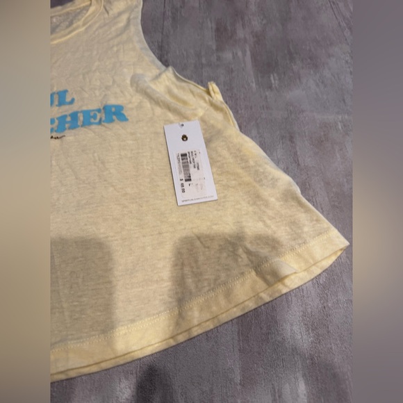 NWT Spiritual Gangster Soul Searcher Yellow Blue Crop Muscle Tank Top‎ L - Picture 6 of 8
